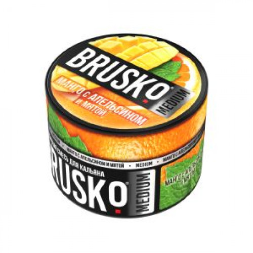 Табак для кальяна Brusko Medium 50 гр (Манго с апельсином и мятой)